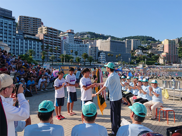 第72回初島・熱海間団体競泳大会