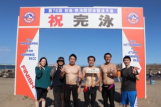 第76回初島・熱海間団体競泳大会